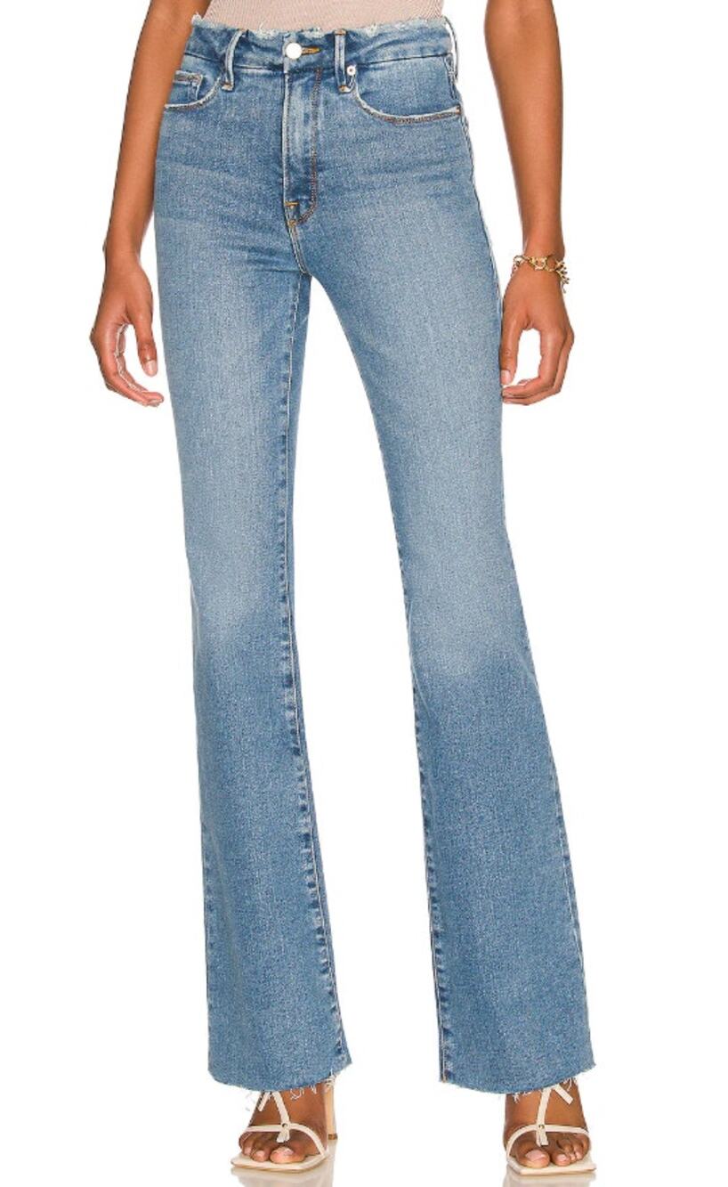 Good American Plus Good Classic Bootcut Leg Jeans Indigo027 Size 14 / 32